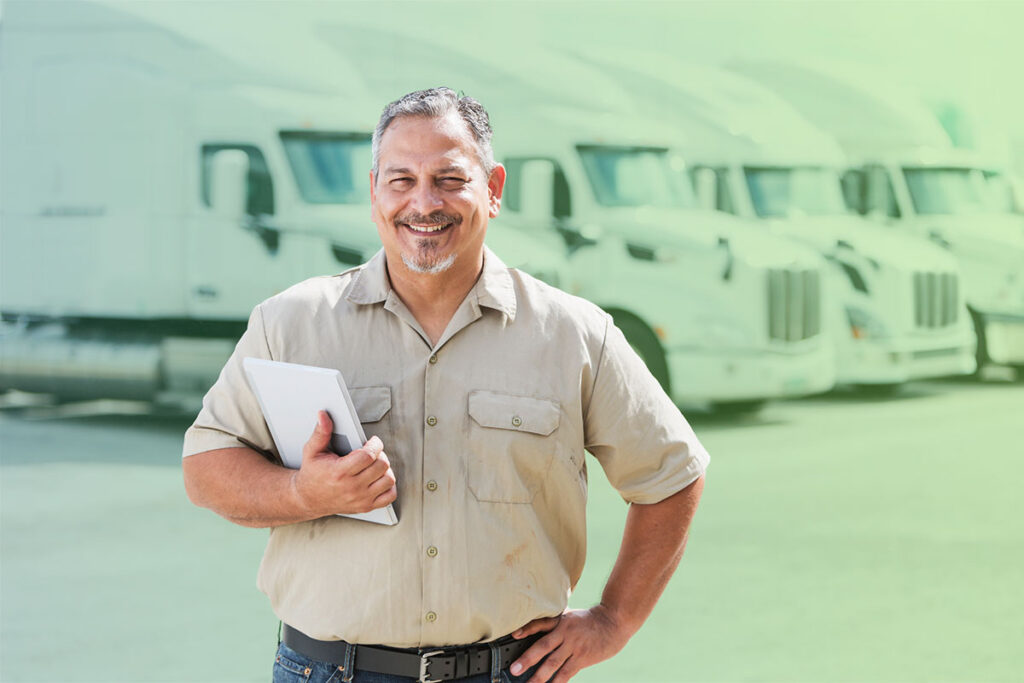 An owner of a truck fleet