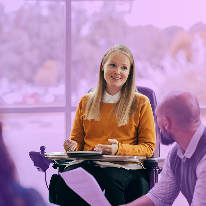 HR outsourcing consultant with business owner