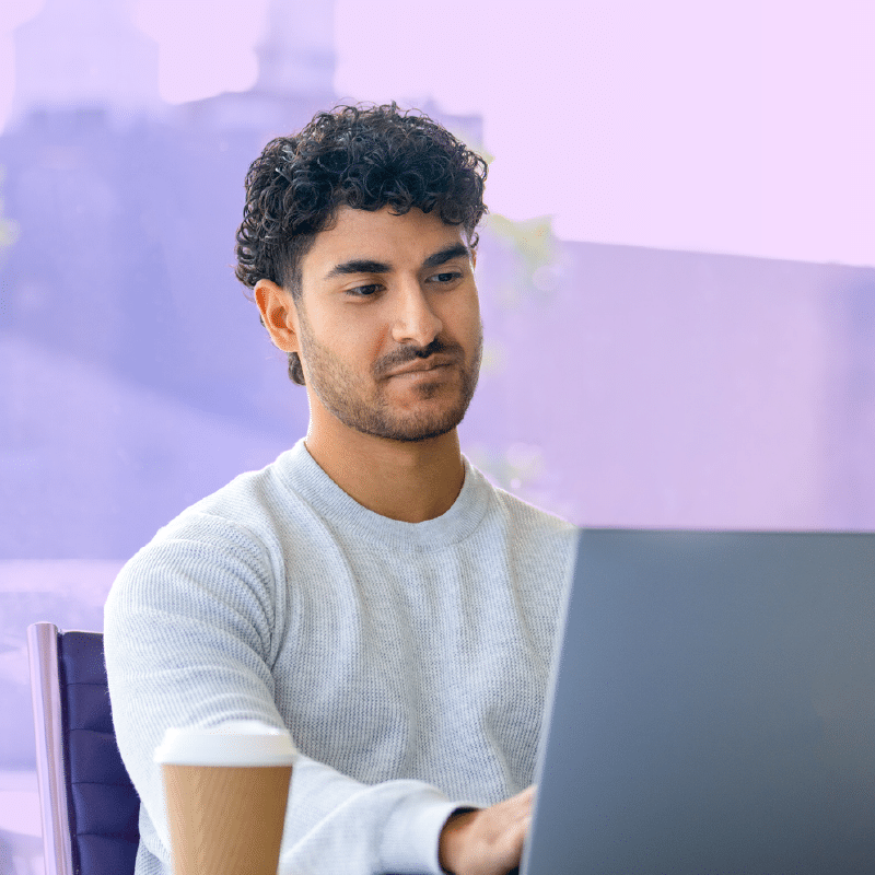 HR manager using employee termination software