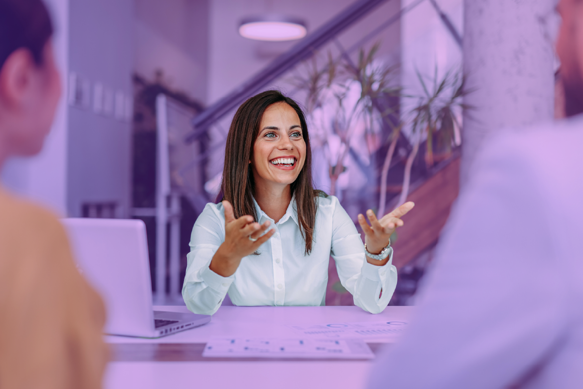 HR manager onboarding new employees