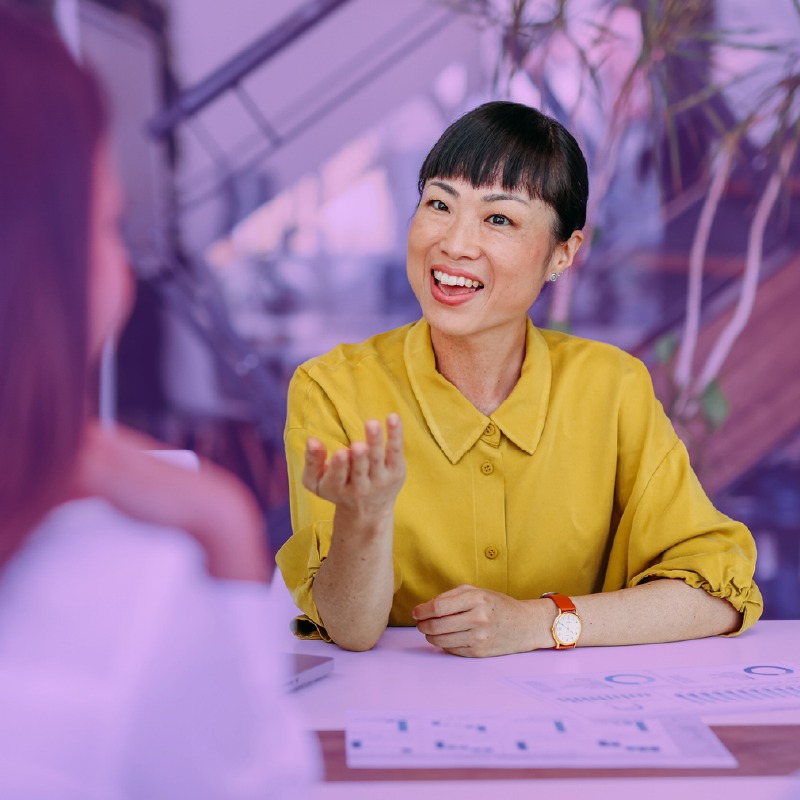 HR manager onboarding new employee