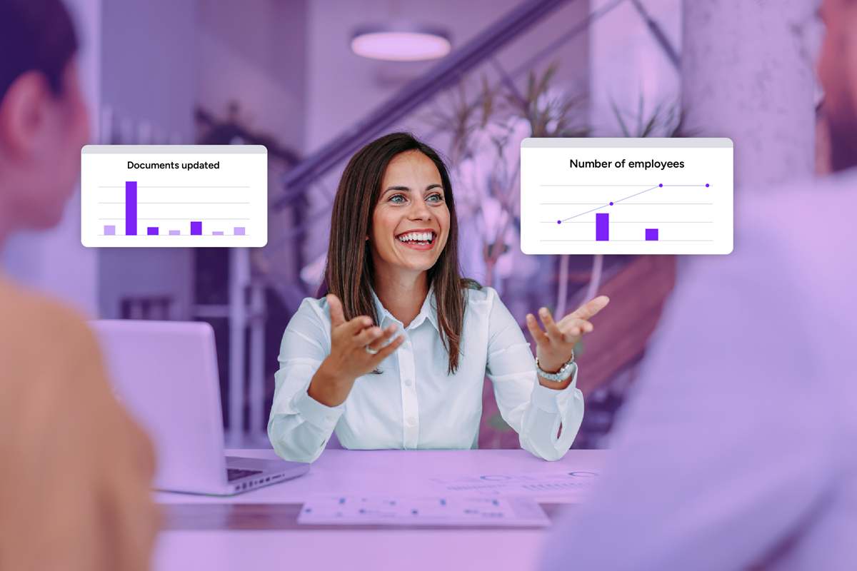 HR manager onboarding new employees