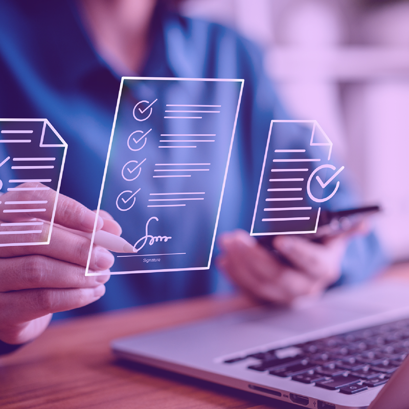 HR manager using employee onboarding software