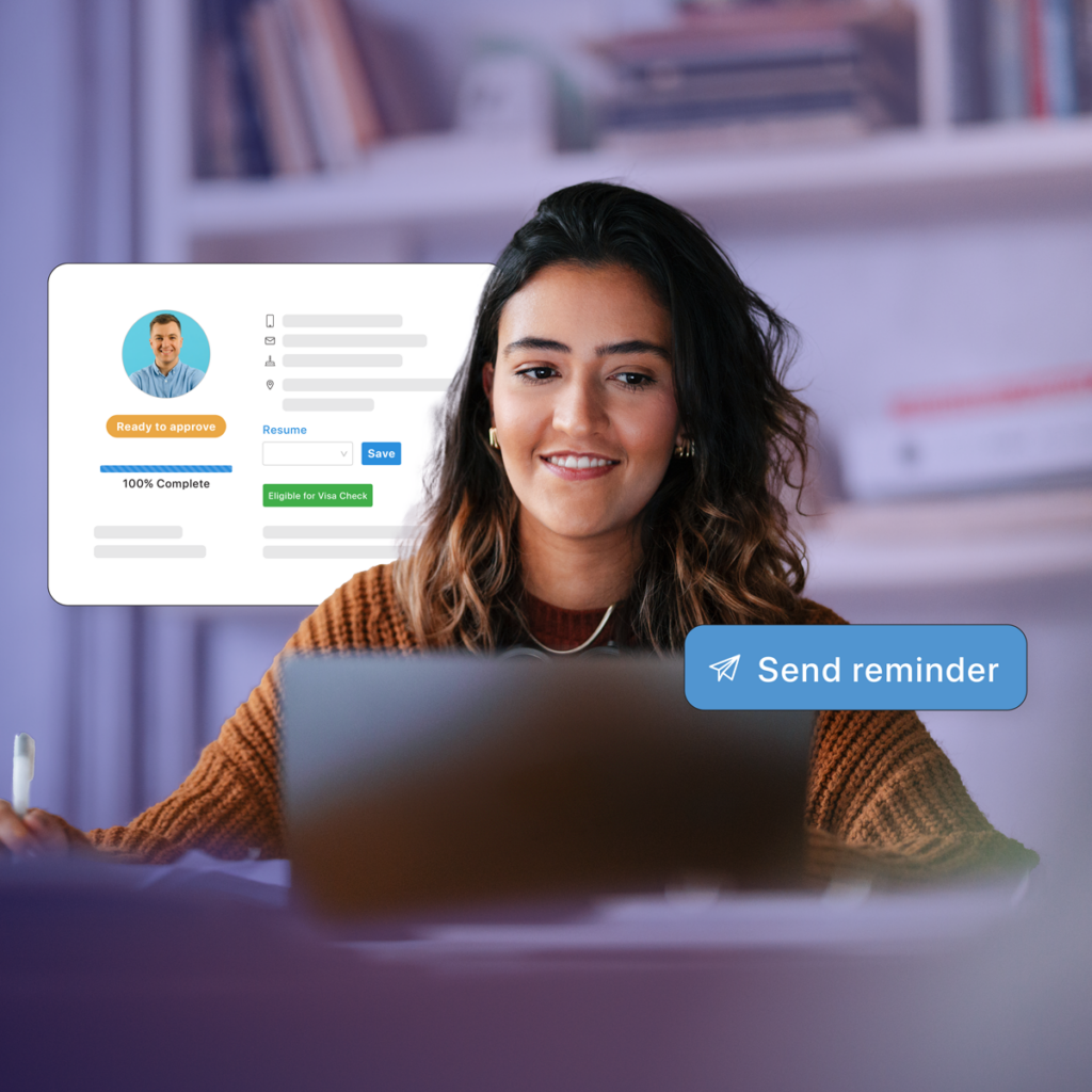 Business owner using WFM software
