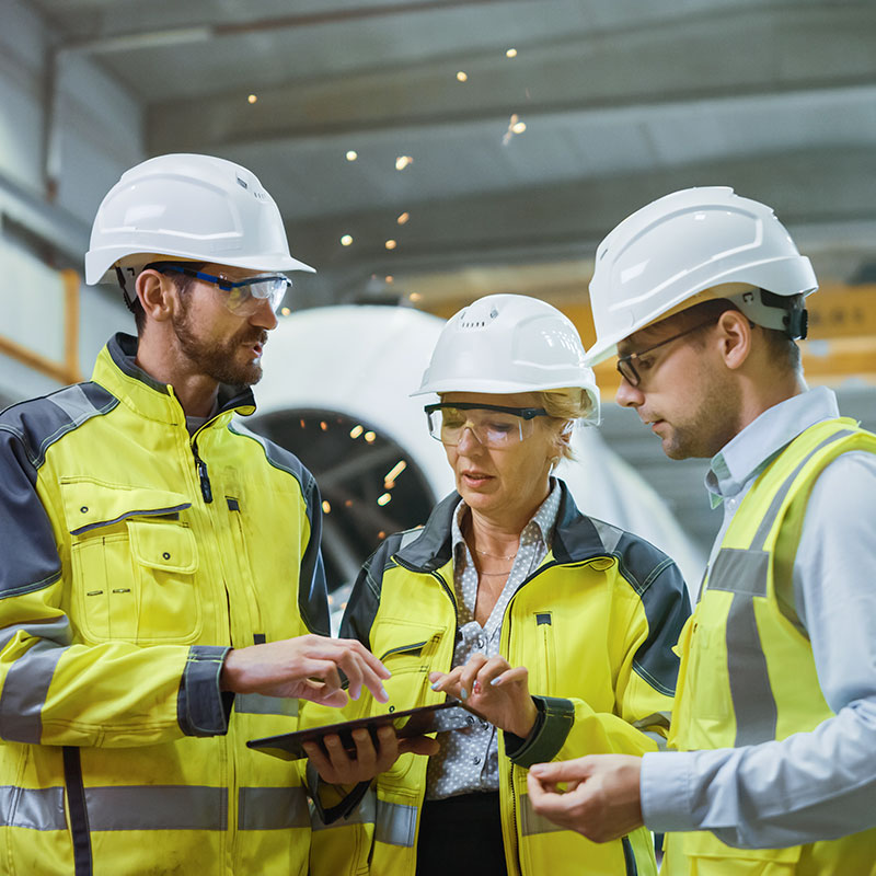 A safety team solving a safety problem with the trusted advice they received