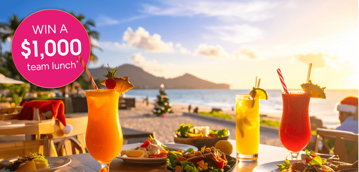 Win a $1000 team lunch promo
