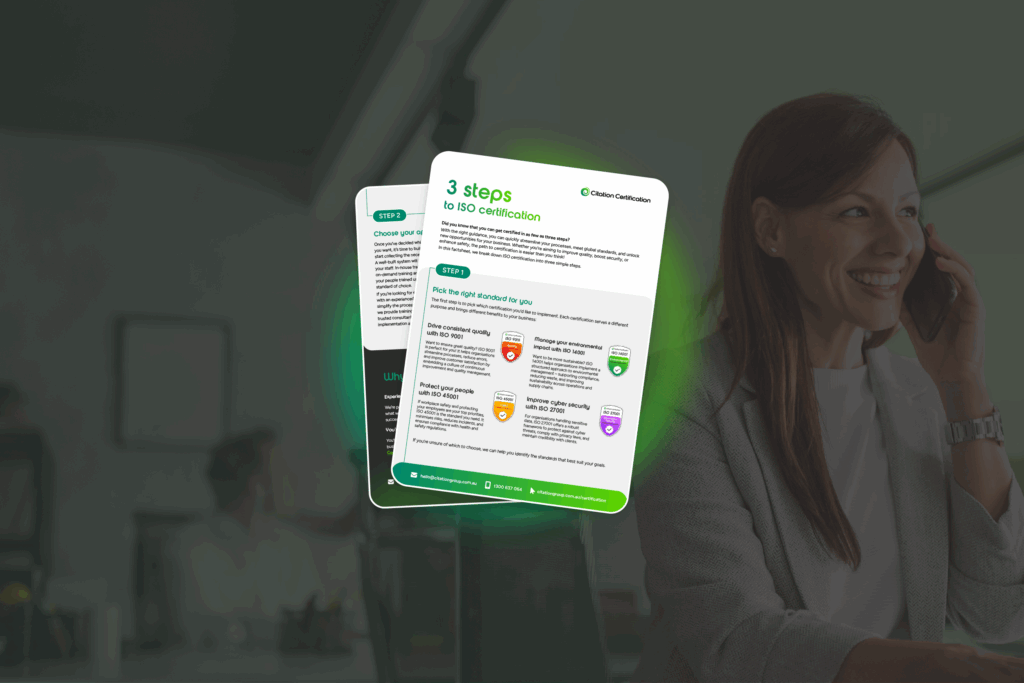 3 steps to ISO certification
