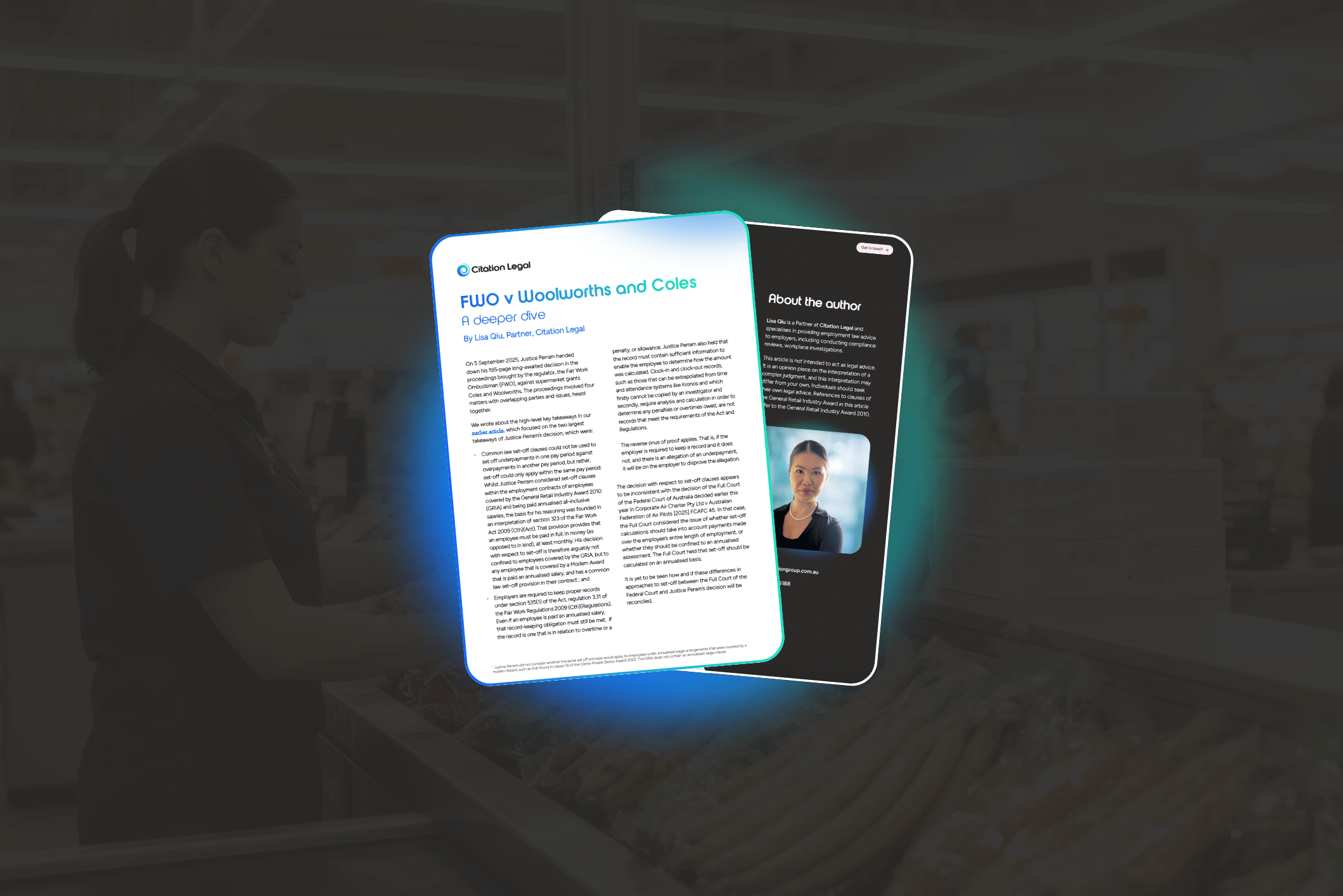 FWO v Woolworths and Coles: a deeper dive