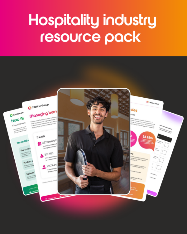 A collection of Citation Group resources made for hospitality businesses