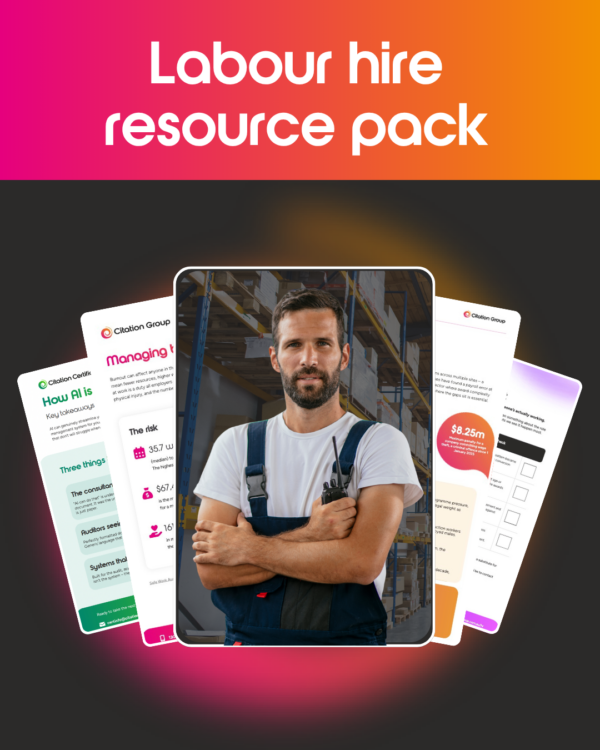 A collection of Citation Group resources made for labour hire businesses