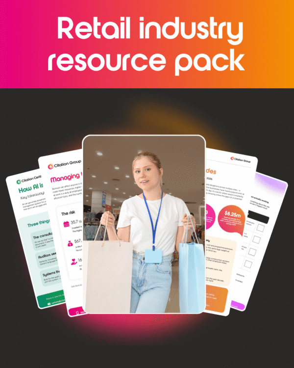 A collection of Citation Group resources made for retailers