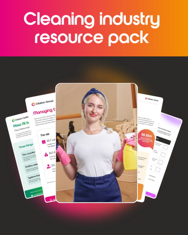 A collection of Citation Group resources made for cleaning businesses
